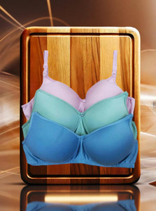 Anamta Pack of 3 Lightly padded bra Women Push-up Lightly Padded Bra