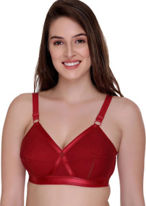SONA by PERFECTO Women's Perfecto Cotton Full Coverage Plus Size Non-Padded Wirefree Everyday Bra Women Full Coverage Non Padded Bra