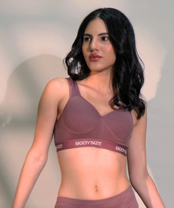 BODYSIZE Women Sports Heavily Padded Bra