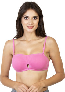 Envie 1027 Women's Cotton Bralette Bra/Non Padded, Key Hole Bra Women Bralette Non Padded Bra