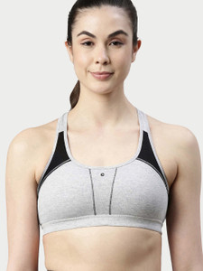 Enamor SB08 Racer Back Medium-Impact Women Sports Lightly Padded Bra