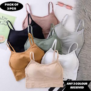 Fabaura Women T-Shirt Lightly Padded Bra