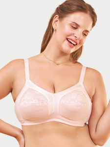 Enamor Full Coverage, Wirefree A014 Super Contouring M-frame Full Support Fab-Cool Women Full Coverage Non Padded Bra