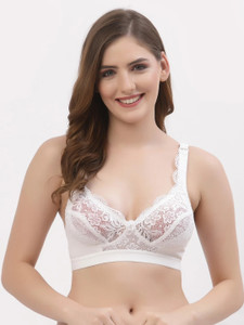 Floret Full Coverage Lace Bridal Bra for Your Special Day Women Full Coverage Non Padded Bra