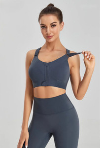Sensual Lady Sports Yoga Bra with Adjustable Straps High Impact Shockproof Brassiere Women Sports Lightly Padded Bra