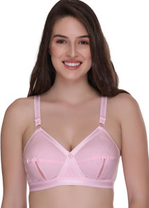 SONA by PERFECTO Women's Perfecto Cotton Full Coverage Plus Size Non-Padded Wirefree Everyday Bra Women Full Coverage Non Padded Bra