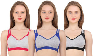 Zinovia double layered bra combo For women and Girls ladies bra underwired push up bra Women Sports Non Padded Bra