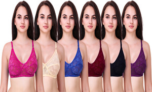 Piylu Women Full Coverage Non Padded Bra