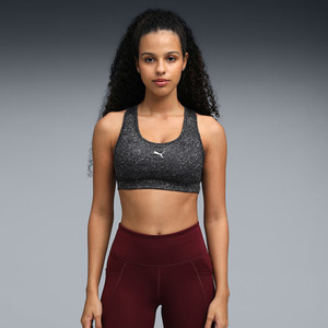 PUMA 4KEEPS BRA - P AOP - MID Women Sports Lightly Padded Bra