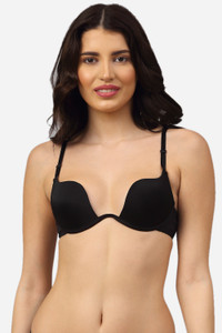 PrettyCat PrettyCat Beautiful Plunge Pushup U Shape Bra महिलाओं के लिए प्लंज हैविली पैडेड ब्रा