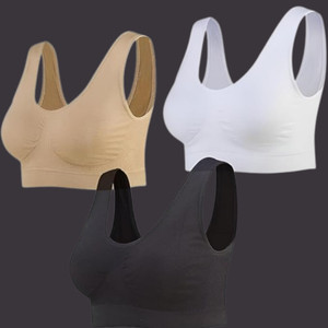 KEEVSHOP Women Daily Stretch Yoga Motion Comfort Support Air Bra Women Bralette Non Padded Bra