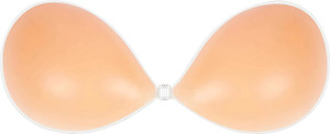 CareDone Women's & Girl's Strapless Push Up Wire Free Stick On Invisible Bra Women Push-up Heavily Padded Bra