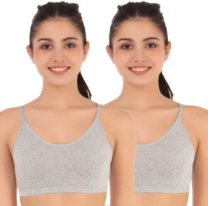 GLOWBODY SARA MIRZA SPORT BRA VERY SOFT COMFORT SKIN TOUCHLESS ELASTIC PACK-2 Women Everyday Non Padded Bra