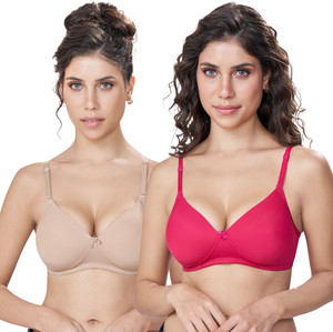 SKDREAMS Women Full Coverage Lightly Padded Bra
