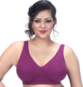 Trylo COMFORTFIT 34 MEGENTA B - CUP Women T-Shirt Non Padded Bra