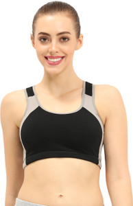 Envie Women Lightly Padded Sports Bra/Non-Wired Removable Padded Racerback Sports Bra Women Sports Lightly Padded Bra