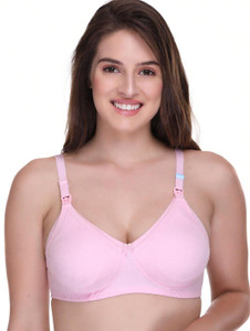 SONA by SONA Breast Feeding Maternity for Milk Feeding Elastic Straps for Nursing Women Maternity/Nursing Non Padded Bra