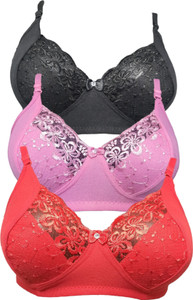 BLUE-WELL Women Full Coverage Non Padded Bra