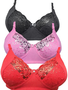 BLUE-WELL Women Full Coverage Non Padded Bra