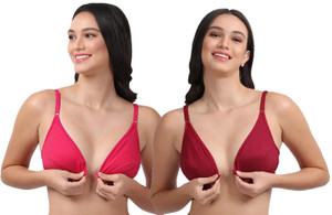 SAZEBI FRONT OPEN Women Everyday Non Padded Bra