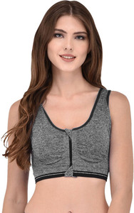 Yoga Design Lab by Actovis® Racerback Push UpFitness Front Zip Workout Tops Tank Women Sports Lightly Padded Bra