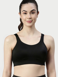 Enamor Full Coverage, Wirefree SB18 Convertible Back High-Impact Women Sports Lightly Padded Bra