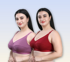 DOLINO Assured Quality Full Coverage Comfortable & Fit Ultra Feel Fabric Bra Women Full Coverage Non Padded Bra