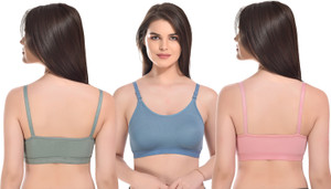 Liguria Cotton Non-Padded Full Coverage Bra Women Sports Non Padded Bra