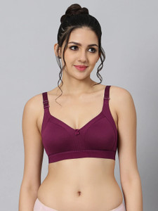 BlueNixie Cotton Material full coverage bra, Wirefree support Multiway Women Full Coverage Non Padded Bra