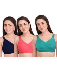 Bella Beauty Non Padded Full Coverage Seamed-Cup T-Shirt Bras Women Full Coverage Non Padded Bra