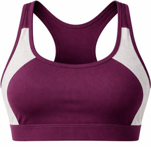 Inner Comfort Cotton Fabric High Impact Wirefree Sports Bra for Gym, Workout & Yoga Women Sports Lightly Padded Bra