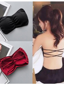 PreetyMore Women And Girls Full Coverage Lace Pack Of 2 Women Bandeau/Tube Lightly Padded Bra