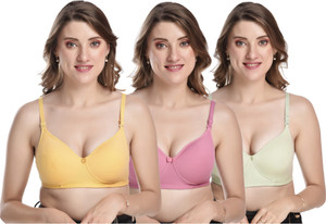 Bilqis Full Coverage T-Shirt Type Lightly Padded Bra Women T-Shirt Lightly Padded Bra