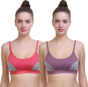 Maroon Maroon Women Sports Non Padded Bra