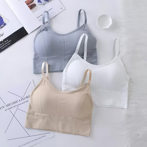 Mr Laduji Unique Design Women Sports Lightly Padded Bra