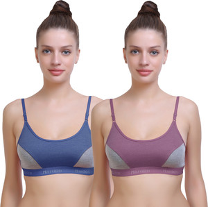 Maroon Maroon Women Sports Non Padded Bra