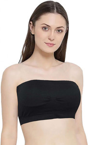 HAPPILO CREATIONS Women Bandeau/Tube Lightly Padded Cotton Blend Bra Women Bandeau/Tube Lightly Padded Bra