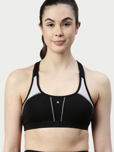 Enamor SB08 Racer Back Medium-Impact Women Sports Lightly Padded Bra
