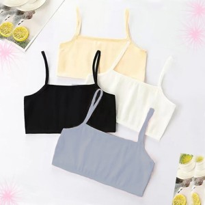 CHARMMODE Combo of 4 fully stretchable cotton everyday Sports bra Women Training/Beginners Non Padded Bra