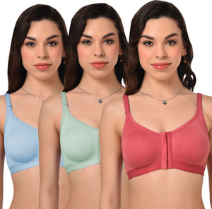 FigureFit Front Open Women T-Shirt Non Padded Bra