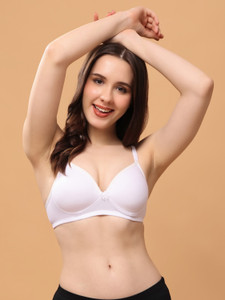 Floret Convertible Straps T-Shirt Bra Lightly Padded & Medium Coverage Women Bralette Lightly Padded Bra