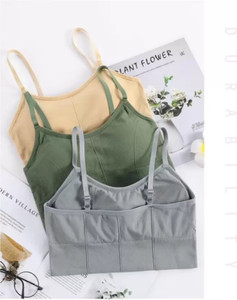 texello Women Sports Lightly Padded Bra