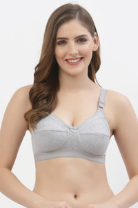 Floret Non Padded Full Coverage Seamed-Cup T-Shirt Bras महिलाओं के लिए टी-शर्ट नॉन-पैडेड ब्रा