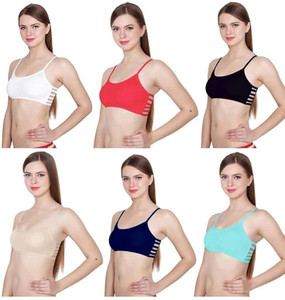 Kamini Sports Bra Cami Bra Lightly Padded Bra Women Bralette Lightly Padded Bra