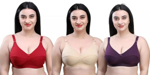 Norvia Plus Size.Push-Up bra Women Full Coverage Non Padded Bra