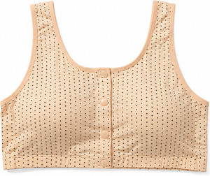 GlintGrace ComfortFit Front Open Polka Dot Bra Women Bralette Lightly Padded Bra