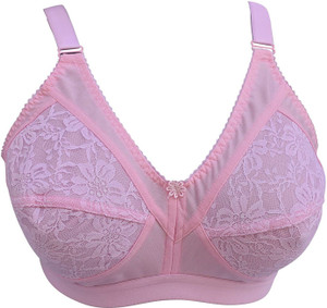 Ninteen-69 Cotton Plain Non-Padded Wirefree Seemed Bra Full Coverage for Women महिलाओं के लिए ब्रा
