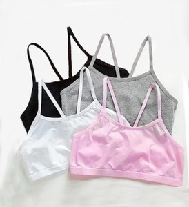BRAAFEE Girls non padded full coverage cotton beginner sports bra Girls Training/Beginners Non Padded Bra