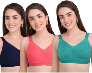 Bella Beauty Non Padded Full Coverage Seamed-Cup T-Shirt Bras महिलाओं के लिए ब्रा