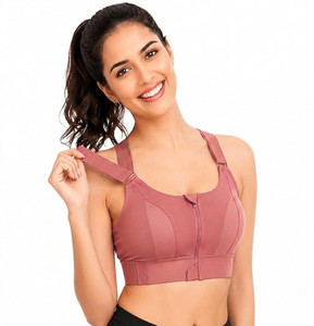 Neellohit Sports Yoga Bra with Adjustable Straps High Impact Shockproof Brassiere Women Sports Lightly Padded Bra
